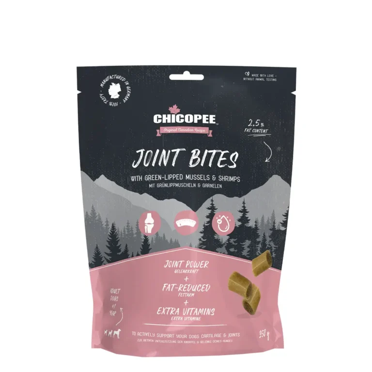 Напіввологі ласощі для підтримки хрящів та суглобів у собак Chicopee JOINT BITES, 350 г