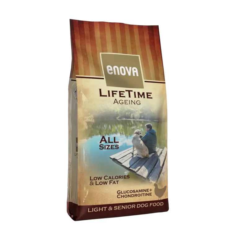 Беззерновий корм для літніх собак усіх порід Enova LifeTime Ageing з куркою