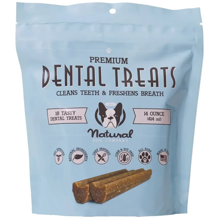 Веганські гіпоалергенні ласощі для чистки зубів Natural Dog Company Dental Treats, 18 шт