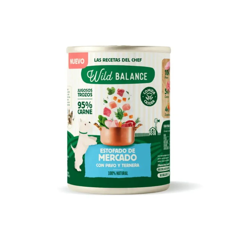 Вологий корм для собак Wild Balance Фермерське Рагу з яловичиною та індичкою, 400 г
