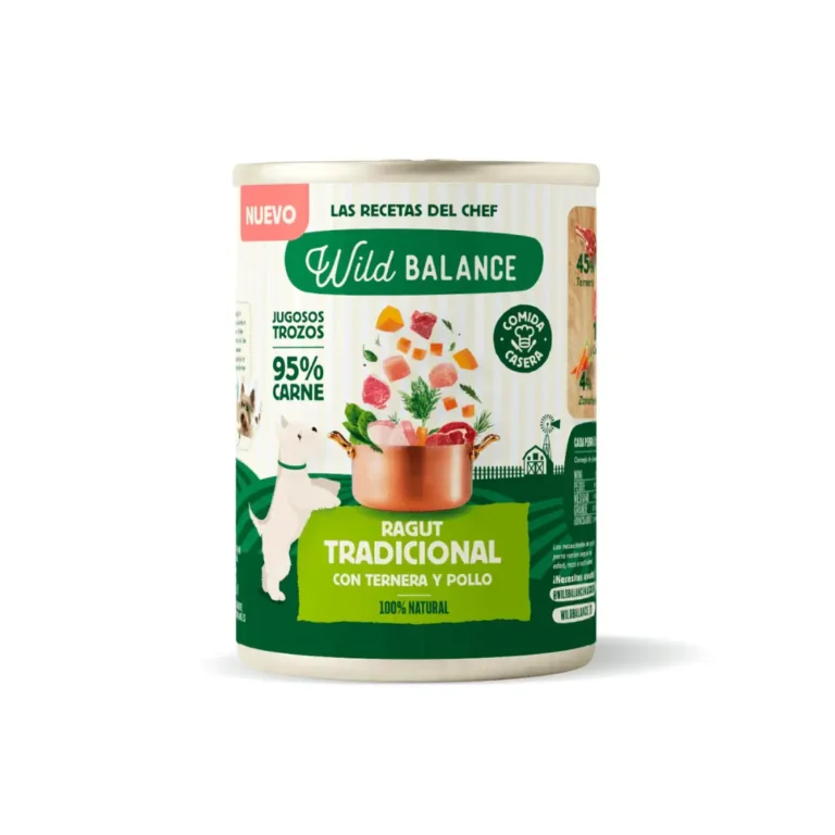 Вологий корм для собак Wild Balance Традиційне Рагу з яловичиною та куркою, 400 г
