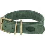 Нашийник для собак Trixie Pure, шкіряний, шавлія, 31–37 см/30 мм