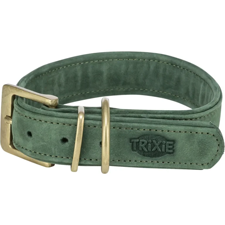 Нашийник для собак Trixie Pure, шкіряний, шавлія, 31–37 см/30 мм