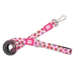 Повідець короткий для собак Max & Molly Short Leash Strawberry Dream з полуничним принтом, 120 см 🍓