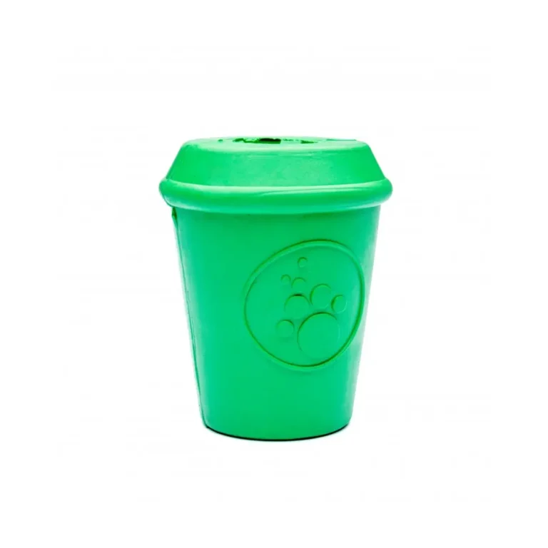 Іграшка-диспенер для собак SodaPup Coffee Cup зелена