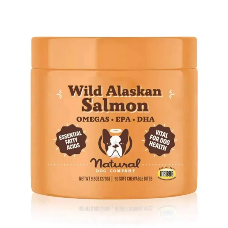 Жувальні ласощі з олією дикого лосося з аляски Natural Dog Company Wild Alaskan Salmon Chews, 90шт