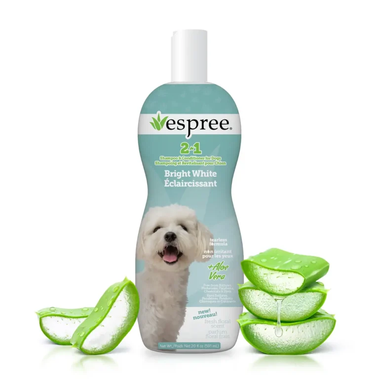 Шампунь-кондиціонер для світлих собак ESPREE Bright White Dog Shampoo&Conditioner 2in1