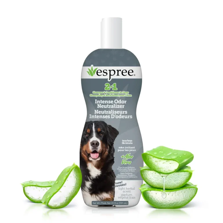 Шампунь-кондиціонер для собак ESPREE Intense Charcoal Odor Neutralizer Tearless 2in1 з інтенсивним нейтралізатором запаху