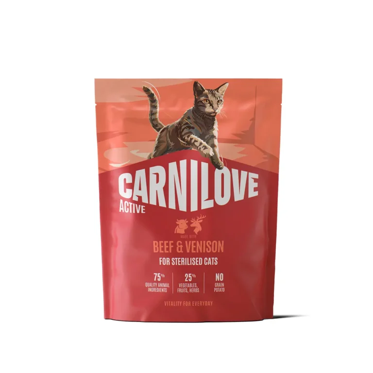 Сухий корм для стерилізованих котів Carnilove Active з яловичиною та олениною