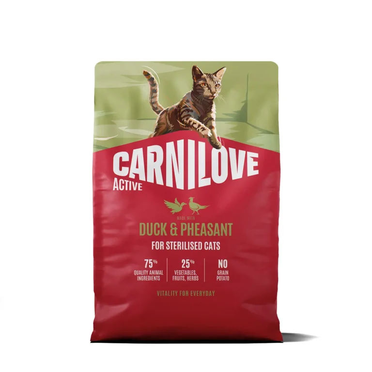 Сухий корм для стерилізованих котів Carnilove Active з качкою та фазаном