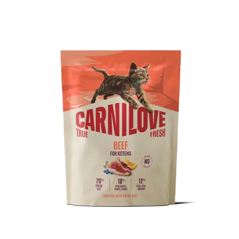 Сухий корм для кошенят Carnilove True Fresh з яловичиною