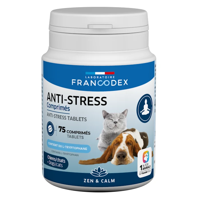 Антистрес таблетки Laboratoire Francodex для собак та котів, 75 таб
