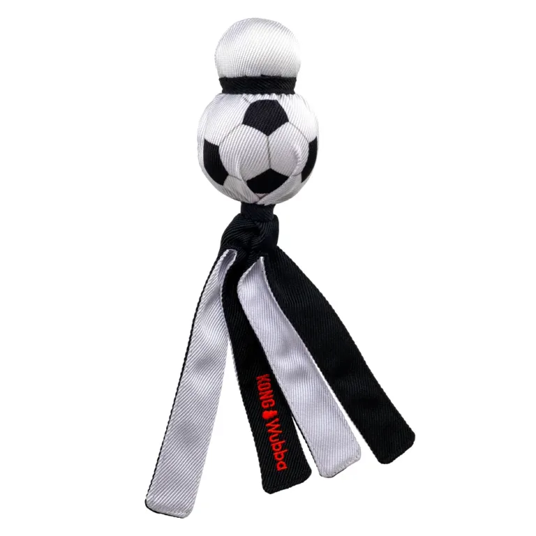 Іграшка для собак KONG Wubba Sport Football футбольний м'яч з пискавкою, L