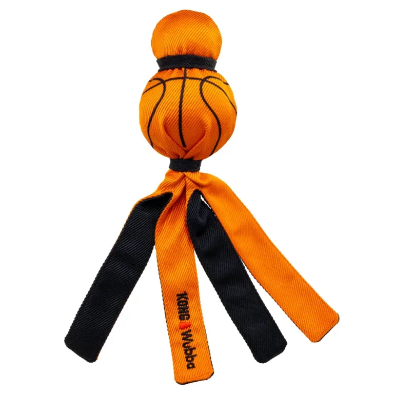 Іграшка для собак KONG Wubba Sport Basketball баскетбольний м'яч з пискавкою, L