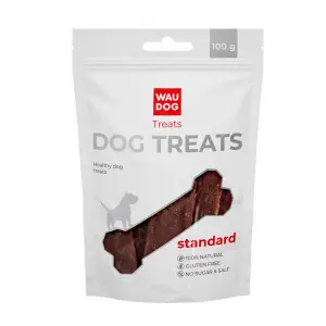 Ласощі для собак WAUDOG Treats "Качине в’ялене м’ясо", 100 г