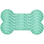 Лизальний килимок для собак і котів Flamingo Lick Pad, м'ятний