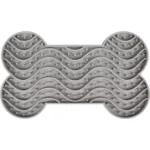 Лизальний килимок для собак і котів Flamingo Lick Pad, сірий