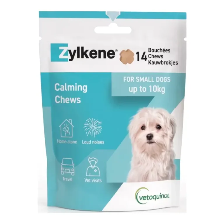 Жувальні таблетки для зниження стресу у собак Zylkene (Зілкене) Chews, 14 таб