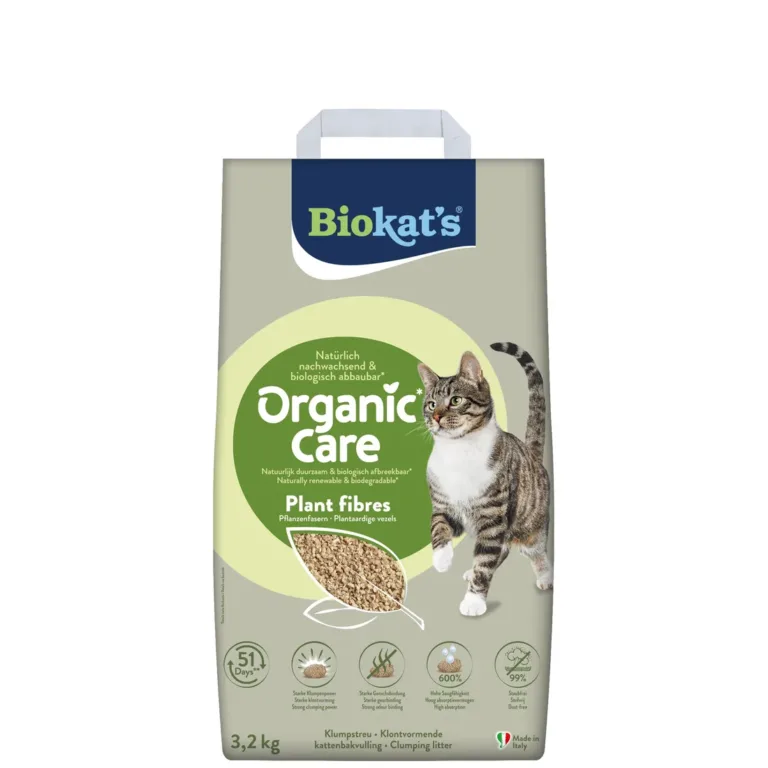 Наповнювач рослинний Biokat's Organic Care для котячого туалету