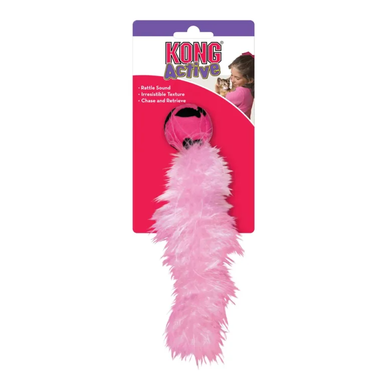 Іграшка для котів KONG Active Wild Tails з брязкальцем (в асортименті)