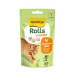 Ласощі GimCat Rolls з куркою для котів, 40 г