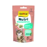 Ласощі GimCat Nutri Dental Bites для здоров'я зубів котів, 40 г