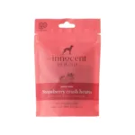 Ласощі для собак The Innocent Hound серденька з яловичиною та полуницею, 70 г