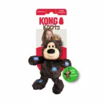 М'яка іграшка для собак KONG Wild Knots Bear ведмежа з канатом, XS (в асортименті)