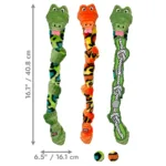 М'яка іграшка для собак KONG Scrunch Knots Snake змія з канатом, M/L (в асортименті)