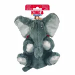 М'яка іграшка для собак KONG Comfort Kiddos Elephant слоненя з пискавкою, XS