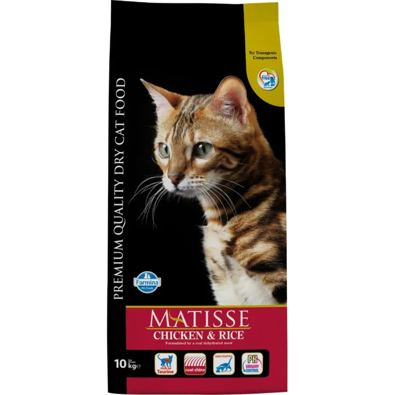Сухий корм для дорослих котів Farmina Matisse з куркою та рисом, 10 кг
