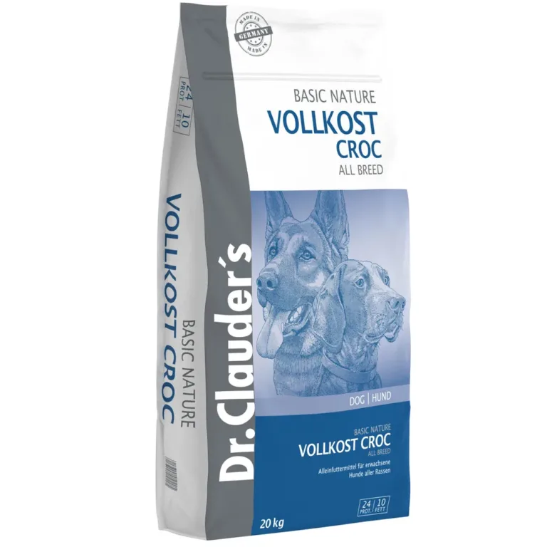 Сухий корм для собак із помірно активним та активним способом життя Dr.Clauder’s Basic Nature Vollkost Croc 20 кг