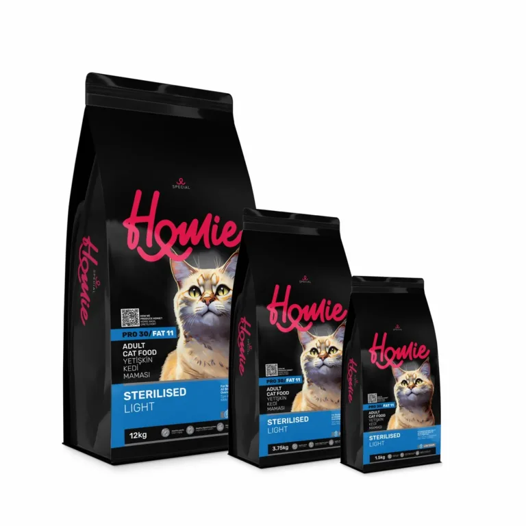 Сухий корм Homie Special Cat Adult Sterilised & Light Salmon Low Grain з лососем для стерилізованих котів