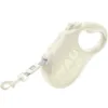 Повідець-рулетка для собак Waudog R-leash Monochrome, білий