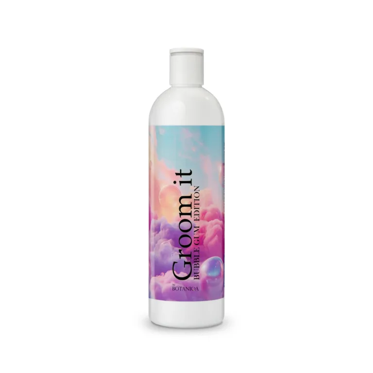 Професійний шампунь для базової очистки Botaniqa Groom It Bubble Gum, концентрат 1:10, 480 мл