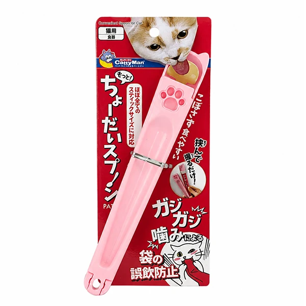 Ложка CattyMan Convenient Spoon для рідких ласощів у стіках для котів
