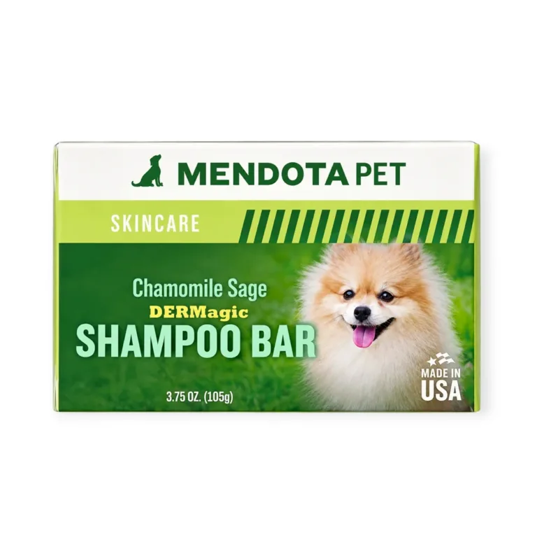 Твердий шампунь DERMagic Chamomile Sage з ромашкою та шавлією для собак і котів, 105 г