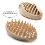 Силіконова масажна щітка DoggyMan Rubber Brush для собак і котів з короткою шерстю