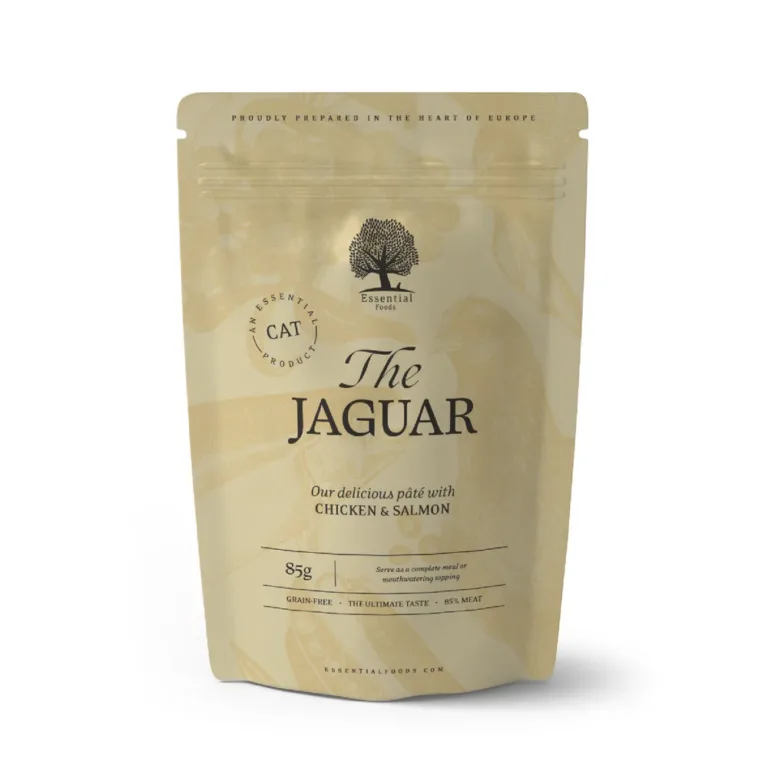 Essential the Jaguar Paté — паштет для котів, курка, печінка та лосось, 85 г