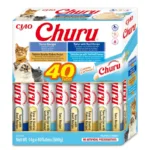 Ласощі INABA Churu вершковий мус різновиди з тунцем для котів, 40 шт по 14 г