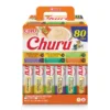Ласощі INABA Churu вершковий мус різновиди з куркою для котів, 80 шт по 14 г