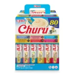 Ласощі INABA Churu вершковий мус різновиди з тунцем для котів, 80 шт по 14 г