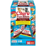 Ласощі INABA Churu Fun Bites рулетики з куркою та тунцем для котів, 8 шт по 12 г