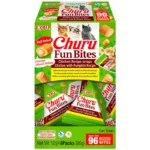Ласощі INABA Churu Fun Bites рулетики з куркою та гарбузом для котів, 8 шт по 12 г