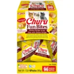Ласощі INABA Churu Fun Bites рулетики з куркою, тунцем і сиром для котів, 8 шт по 12 г