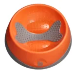 Мисочка для повільного вилизування для собак LickiMat OH Bowl Large помаранчева