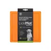 Килимок антистрес для вилизування для собак LickiMat Classic Soother Orange помаранчевий, м’яка основа, 20х20 см