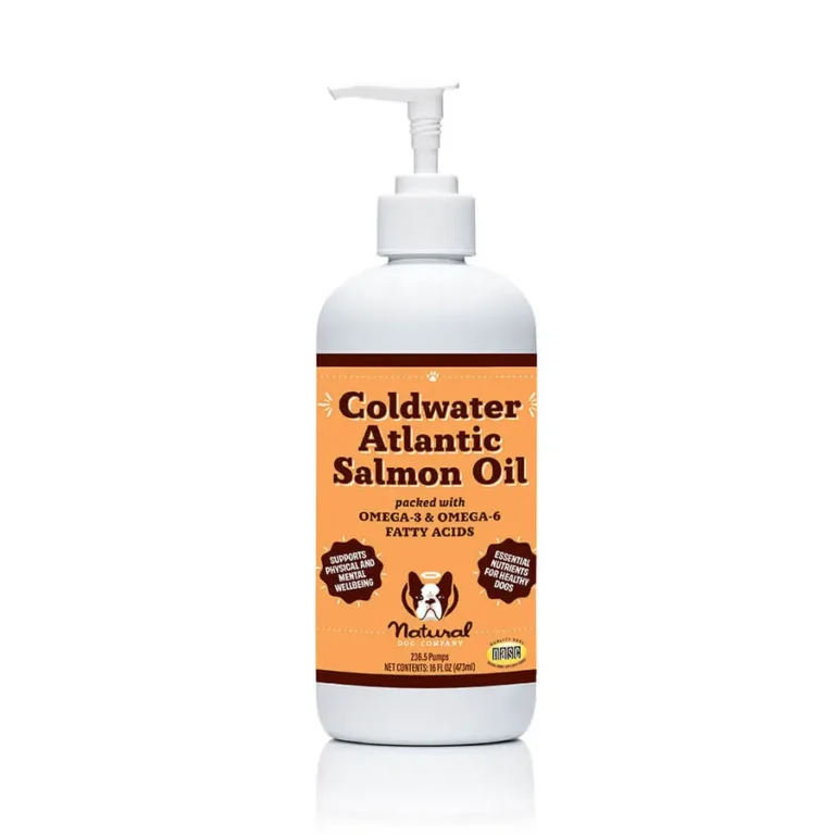 Лососева олія Coldwater Atlantic Salmon Oil Natural Dog Company, 480 мл, для собак