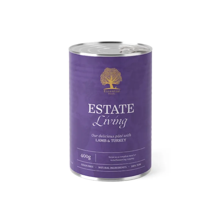 Essential Estate Living Paté — паштет для собак, ягня та індичка, 400 г