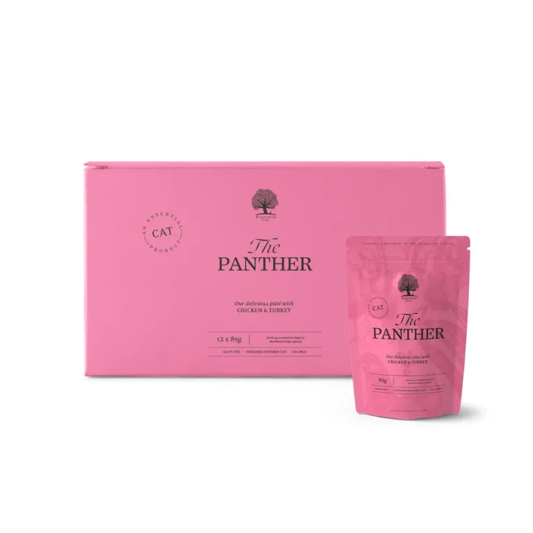 Essential the Panther Paté — паштет для котів, курка, печінка та індичка, 85 г, уп. 12 шт